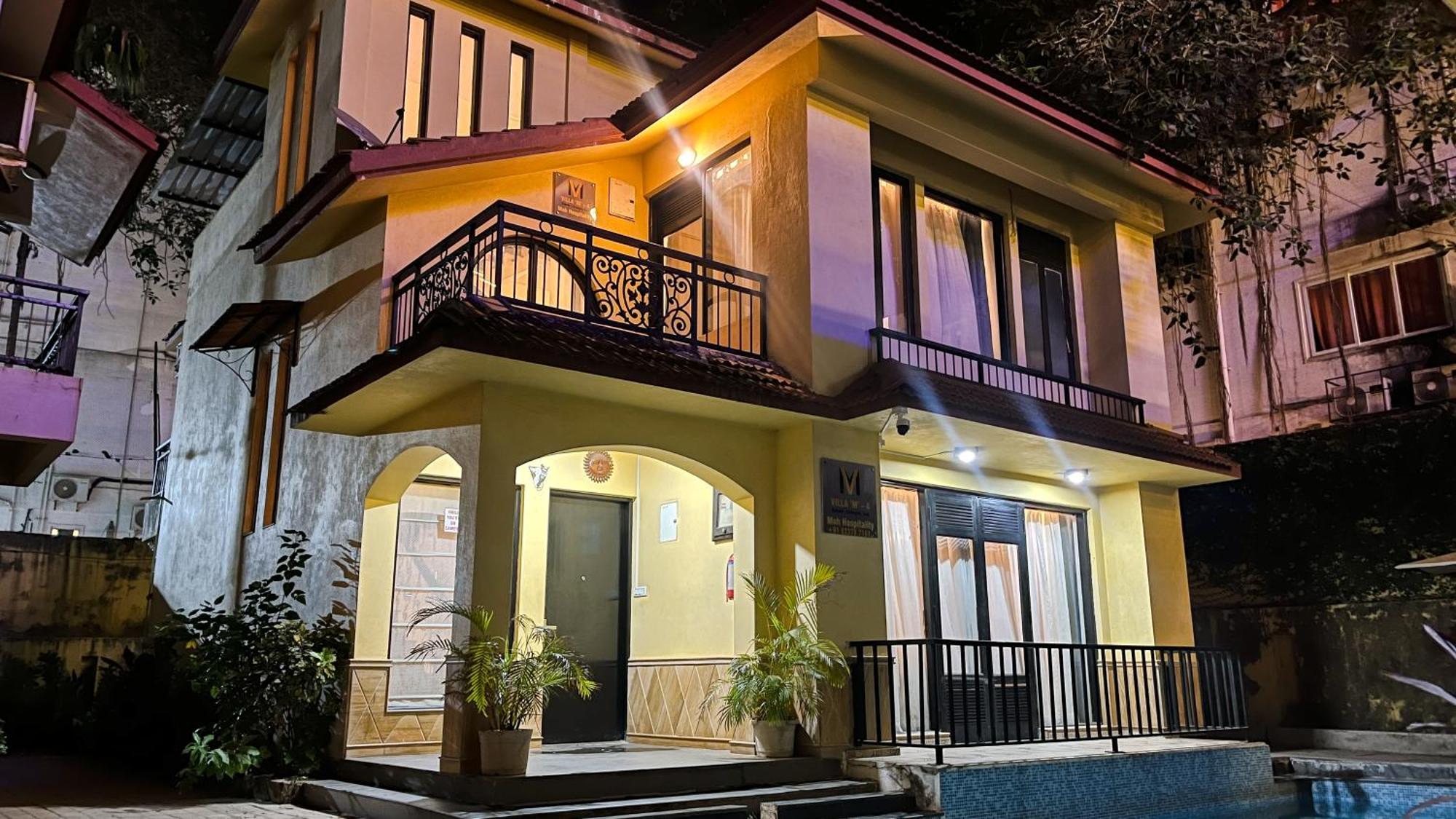 Villa M - Lagoon 4 Calangute 3Bhk Pool Facing, Breakfast Included Gamle Goa Eksteriør bilde