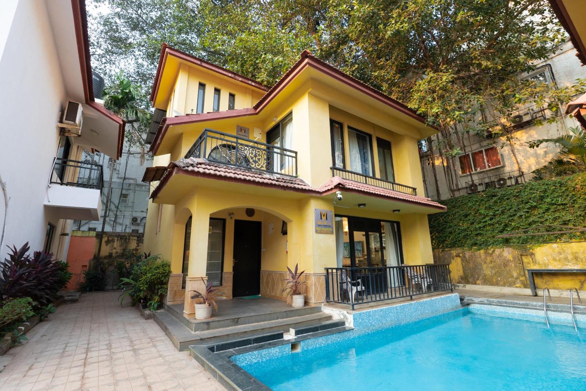 Villa M - Lagoon 4 Calangute 3Bhk Pool Facing, Breakfast Included Gamle Goa Eksteriør bilde